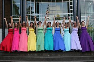 May Day Court 2015 - Princesses Outside 
